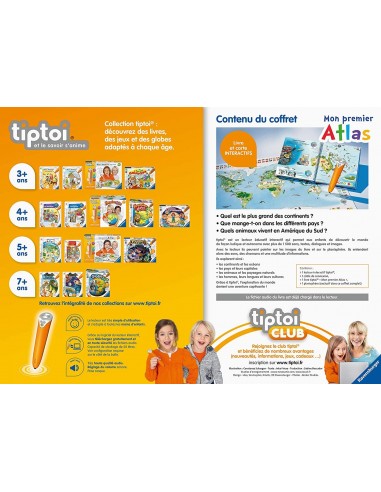 TIPTOI COFFRET COMPLET LIVRE ATLAS...