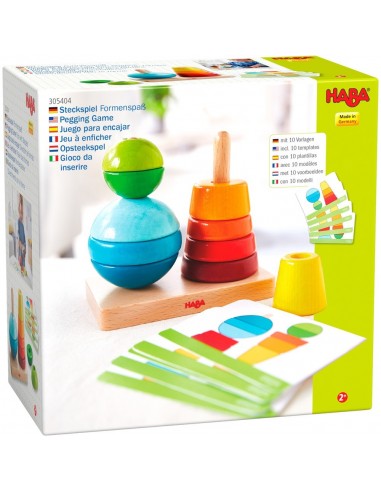 JEUX A ENFICHER PLAISIR DES FORMES HABA