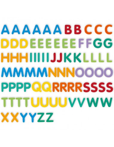 83 LETTRES MAGNETIQUES BOIS DJECO