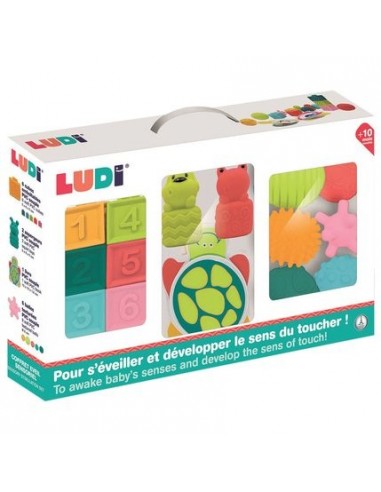 COFFRET EVEIL LIVRE CUBES BALLES