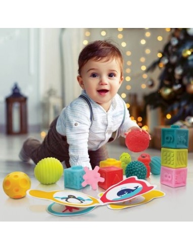 COFFRET EVEIL LIVRE CUBES BALLES