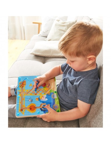 JEU MAGNETIQUE BOIS SUR LE CHANTIER HABA