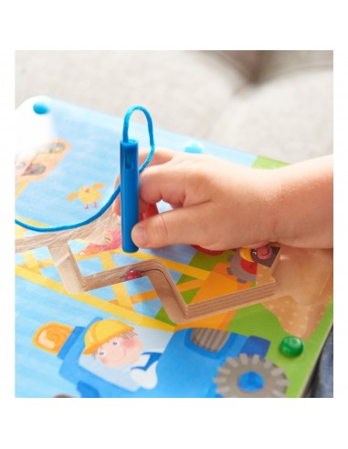 JEU MAGNETIQUE BOIS SUR LE CHANTIER HABA