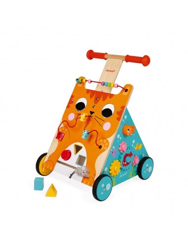 CHARIOT MULTI-ACTIVITES CHAT BOIS JANOD
