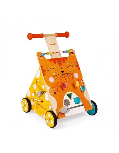 CHARIOT MULTI-ACTIVITES CHAT BOIS JANOD