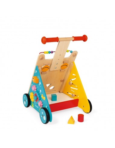 CHARIOT MULTI-ACTIVITES CHAT BOIS JANOD