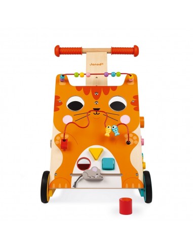 CHARIOT MULTI-ACTIVITES CHAT BOIS JANOD