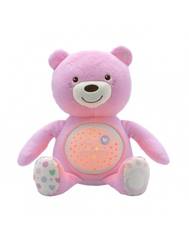 OURSON PROJECTEUR ROSE BABY BEAR