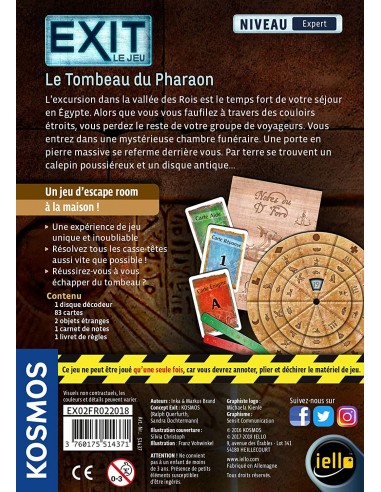 EXIT TOMBEAU PHARAON