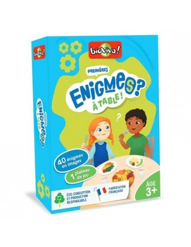 MES 1ERES ENIGMES A TABLE