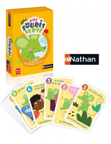 JEU DE CARTE - UNE SOURIS VERTE
