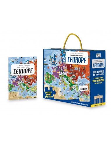 PUZZLE + LIVRE L'EUROPE