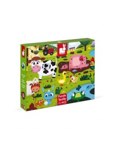 PUZZLE 20P TACTIL ANIMO FERME