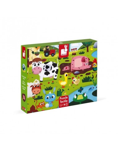 PUZZLE 20P TACTIL ANIMO FERME