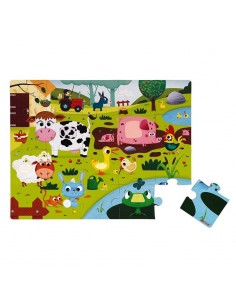 PUZZLE 20P TACTIL ANIMO FERME 2