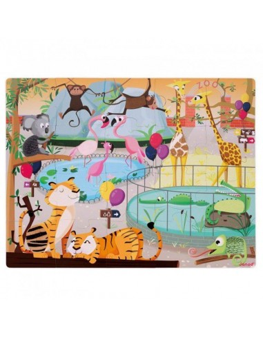 PUZZLE 20P TACTILE ANIMO ZOO