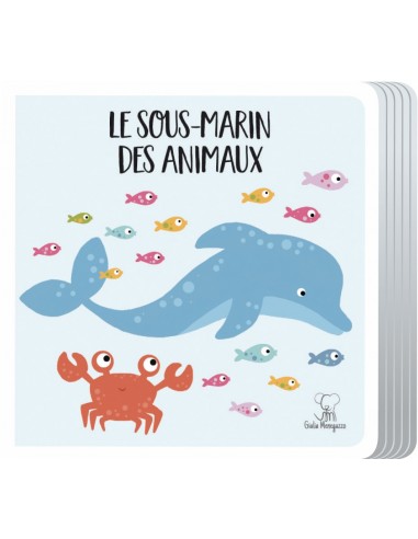 PUZZLE ET LIVRE ANIMAUX MARINS