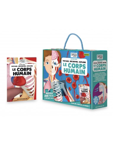 PUZZLE ET LIVRE DECOUVRE LE CORPS HUMAIN