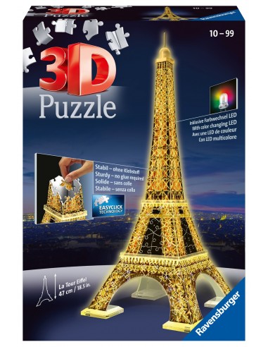 PZ 3D TOUR EIFFEL LED BRIQUES JEUX