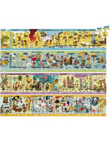 GRANDE FRISE HISTORIQUE 4 PUZZLES -...