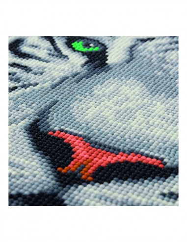 CRYSTAL ART 30X30 TIGRE DES NEIGES