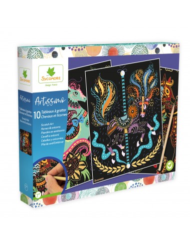 SCRATCH ART CHEVAUX LICOR NES