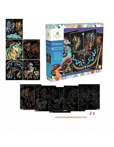 SCRATCH ART CHEVAUX LICOR NES