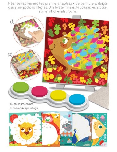 PEINTURE DOIGT ANIMAUX