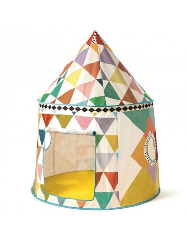 TENTE CABANE MULTICOLORE