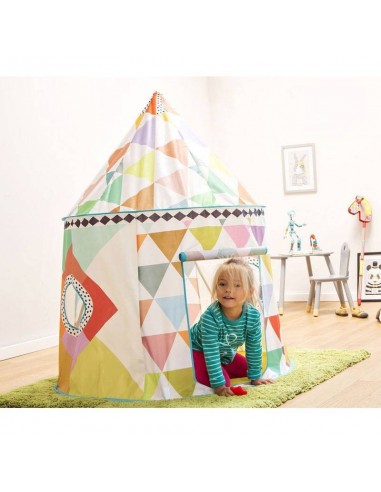 TENTE CABANE MULTICOLORE