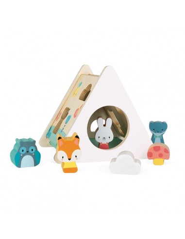 BOITE A FORMES EN BOIS - PURE - JANOD