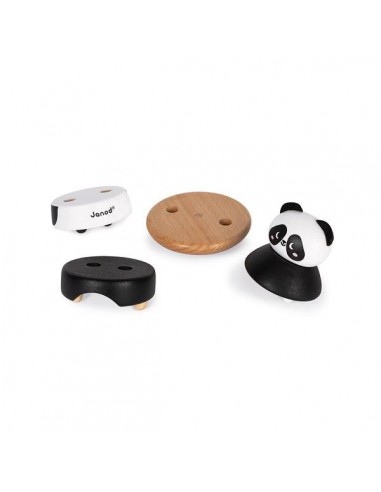 CULBUTO PANDA EN BOIS JANOD