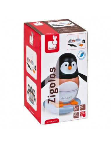 CULBUTO PINGOUIN ZIGOLOS BOIS JANOD