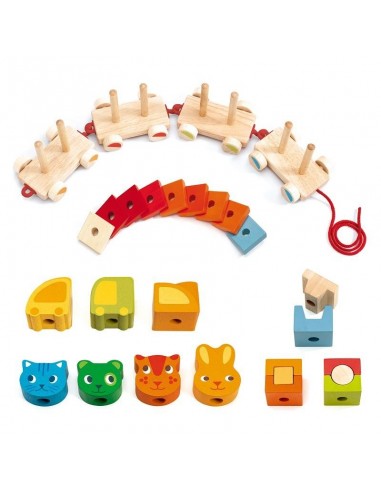 CREAROULE MON PETIT TRAIN BOIS DJECO