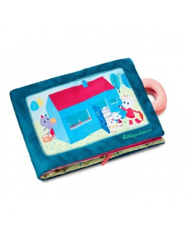 LIVRE TISSU LE LOUP ET 7 CHEVREAUX...