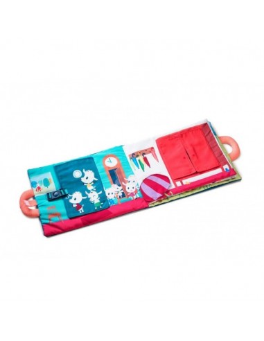 LIVRE TISSU LE LOUP ET 7 CHEVREAUX...