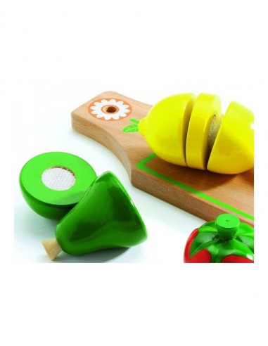 FRUITS ET LEGUMES A COUPER BOIS DJECO
