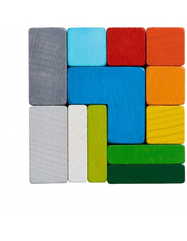 JEU ASSEMBLAGE 3D CUBES MIX BOIS HABA