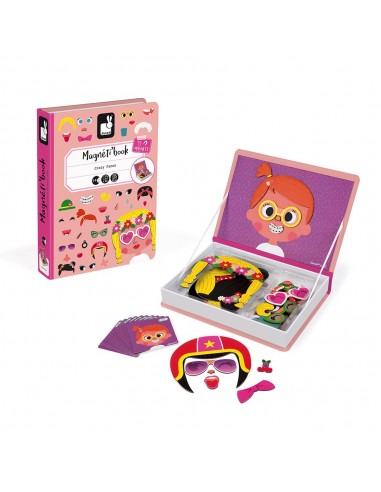 MAGNETI'BOOK CRAZY FACES FILLE