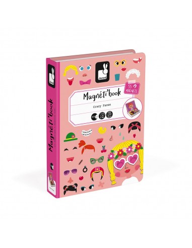 MAGNETI'BOOK CRAZY FACES FILLE
