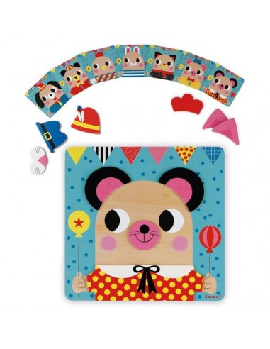 JEU EDUCATIF MAGNETIQUE BOIS JANOD