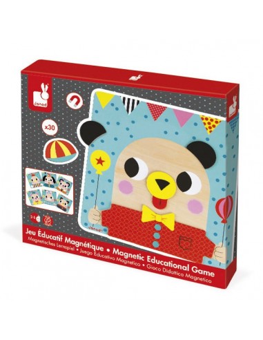 JEU EDUCATIF MAGNETIQUE BOIS JANOD