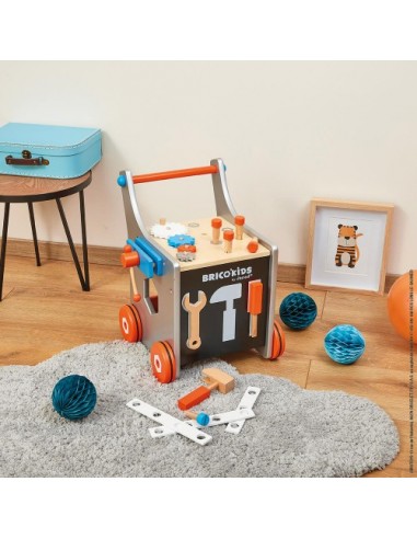 CHARIOT MAGNETIQUE BRICO KIDS EN BOIS...