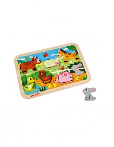 PUZZLE CHUNKY FERME - JANOD