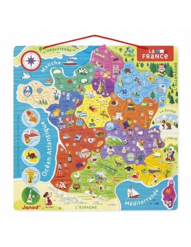 PUZZLE FRANCE MAGNETIQUE