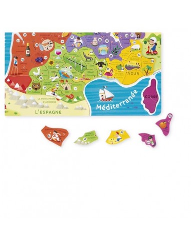 PUZZLE FRANCE MAGNETIQUE