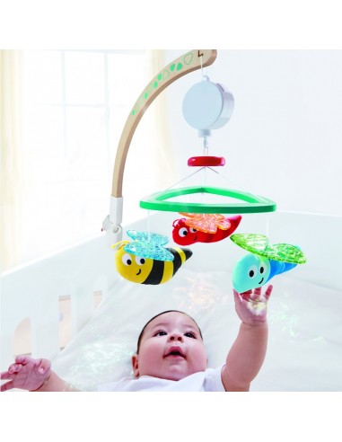 MOBILE MUSICAL POUR BEBE EN BOIS HAPE