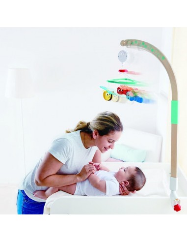 MOBILE MUSICAL POUR BEBE EN BOIS HAPE