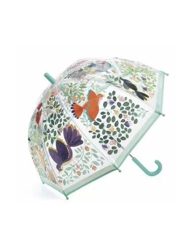 PARAPLUIE FLEURS ET OISEAUX DJECO