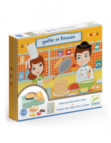 GAELLE ET TITOUAN ATELIER CREPES DJECO